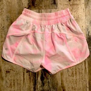 Pink lulu lemon shorts